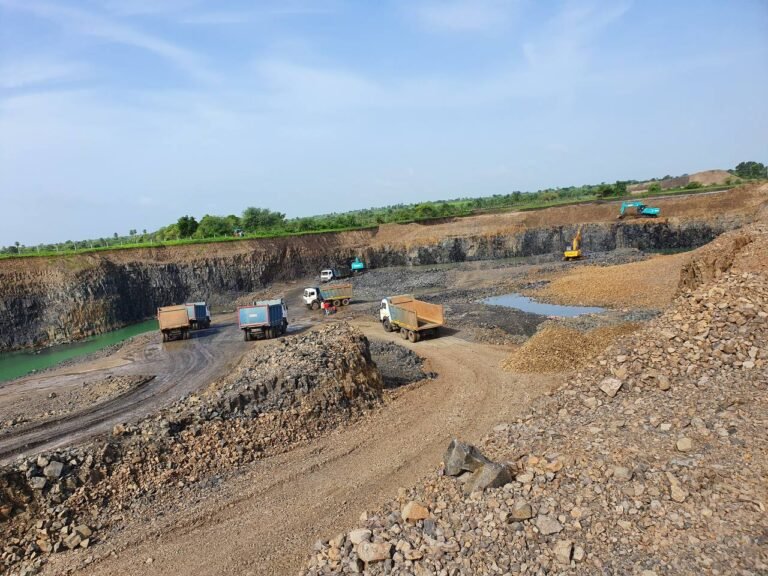 Shri Krishan Construction active highway project site